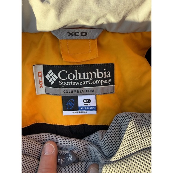 Columbia XCO Interchange XXL Yellow 3-in-1 Ski Jacket Mens - Picture 6 of 10